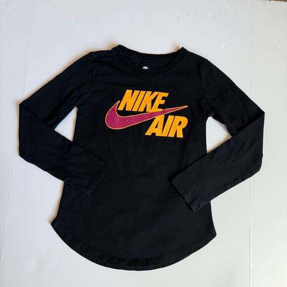 Nike Girls Air Mesh Long Sleeve Tee 6x - Picture 2 of 5